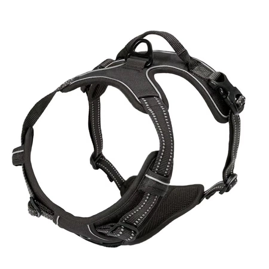 Adjustable No Pull Dog Harness Front Clip Reflective Comfortable Handle for Medium to Large Dogs Walking