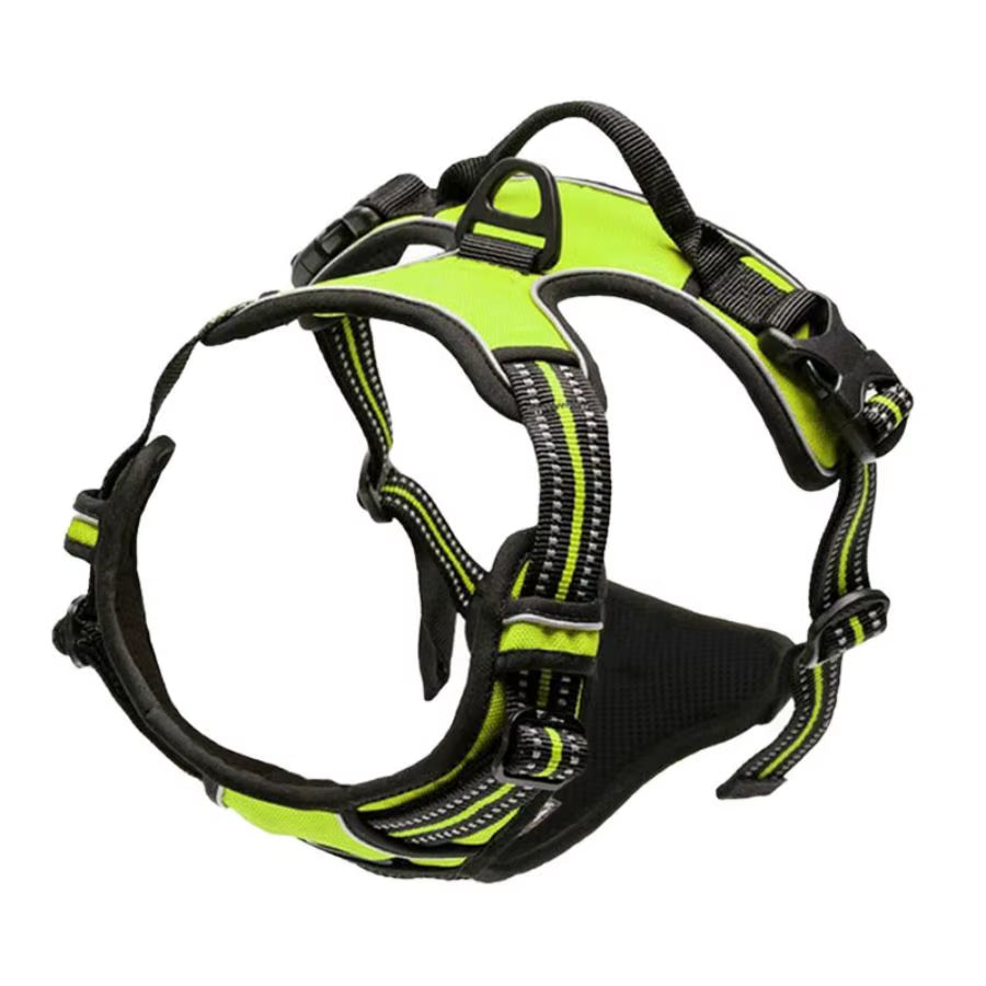 Adjustable No Pull Dog Harness Front Clip Reflective Comfortable Handle for Medium to Large Dogs Walking
